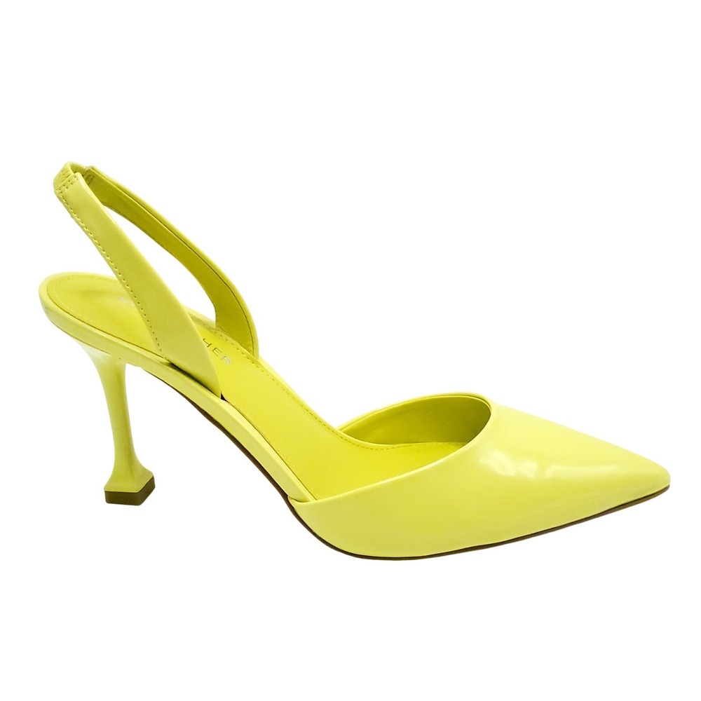 Marc Fisher Hadya Pointed Toe Slingback Pumps Lime Green Women's Size 8